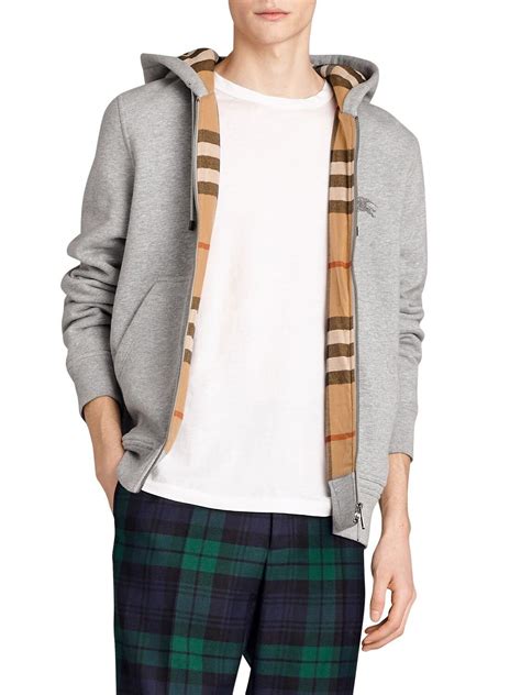 burberry hoddie men|burberry men's half zip pullover.